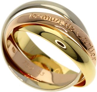 Cartier Trinity Yellow Gold (18K) Pink Gold (18K) White Gold (18K) Band Ring (Pre-Owned)