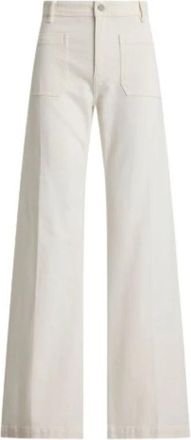 Polo Ralph Lauren Denim Beaton Pant - Dames - Loose Fit Jeans - Wit - W27 - Denim - Jeans
