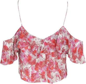 Iro Red Multicolor Top