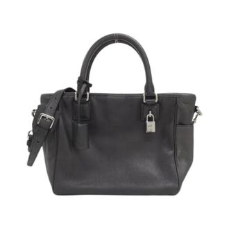 Loewe Pre-owned Geitenleren Handtas - Dames - Vintage Schoudertas - Zwart - ONE Size - Leer - Vintage
