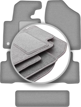 OEM Alfombrillas Gris Ceniza Para Hyundai Santafe Iii 7 Plazas (2012-)