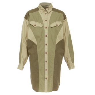 Isabel Marant Etoile patchwork shirt dress