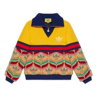 Gucci x adidas Half-Zip Jacket Camel Yellow 723088-XKCUR-2436