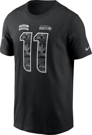 Nike Jaxon Smith-Njigba Seattle Seahawks Salute to Service Nike Mens NFL T-Shirt in Black | N19900AF3U-PHM