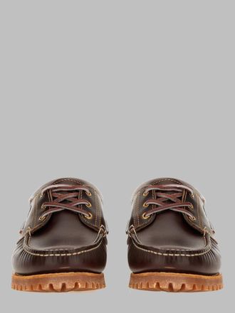 Timberland 3-Eye Classic Lug Leather Boat Shoe - Brown