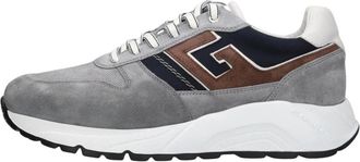 Greve Arnhem Sneaker - Heren - Sneakers - Grijs - 45 EU - Leer - Schoenen