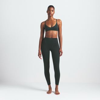 Nike Womens SKIMS Matte High-Waisted 26 Leggings in Green | BOLEG7005W-DKT