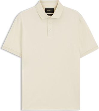 BOSS Regular-fit polo shirt in mercerized Italian cotton