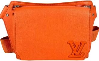 Louis Vuitton Pre-owned Belt Bag - unisex - Vintage Heuptassen - Oranje - ONE Size - Leer - Vintage