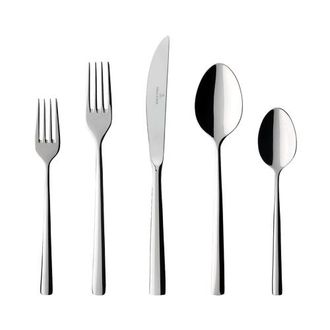 Villeroy & Boch Piemont 40-Piece Flatware Set in Silver/platinum at Nordstrom