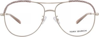 Tory Burch Demo Pilot Ladies Eyeglasses TY1091 3346 57