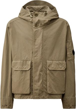 C.P. Company Giacca con cappuccio e tasca - Toni neutri