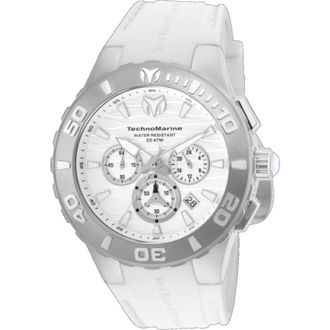 Technomarine Cruise Medusa Chronograph Quartz White Dial Mens Watch TM-115072