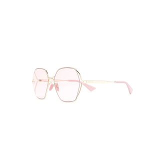 Gucci Asian Fit Square Sunglasses - female - Gucci - Sunglasses - Yellow - 63 MM - Accessories
