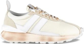 Lanvin Nylon Bumpr Sneaker - Heren - Sneakers - Wit - 41 EU - Nylon - Schoenen