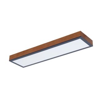 Lindby L&aacute;mpara De Techo Led laviona En Marr&oacute;n Madera - Lindby