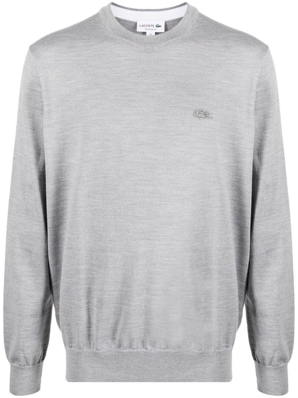 Lacoste Pullover mit rundem Ausschnitt Grau ab 185,00 € auf