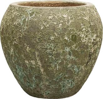 Baq Grosser, exklusiver In-/Outdoor Blumentopf Lava Balloon &oslash; 54/ H 50 cm - Jade