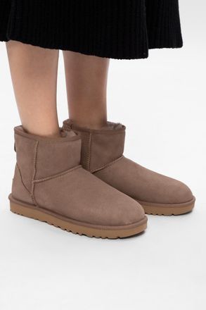 UGG W Classic Mini II Suede Snow Boots, Womens, Brown
