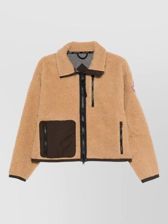 Canada Goose fleece zip-up jacket