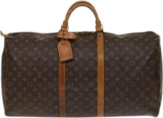 Louis Vuitton Pre-owned Keepall tas - unisex - Vintage Weekendtas - Bruin - ONE Size - Leer - Vintage