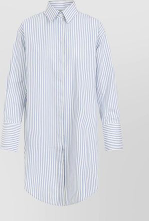 Victoria Beckham striped wrap front blouse