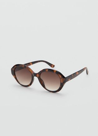 Mango Occhiali da sole montatura acetato cioccolato - Donna - Taglia unica - MANGO