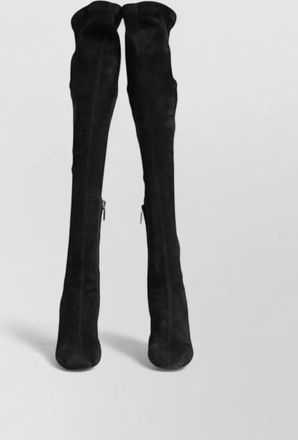 Dolce & Gabbana suede leather knee-high boots