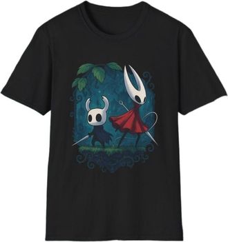 Generic Hollow Knight Silksong T-Shirt - Unisex Graphic Tee, Casual Gamer Top, Fun Fantasy Shirt, Gaming Gift for Men & Women (Black,XXL)