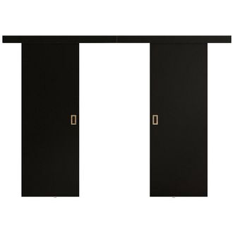 Mirjan24 Puerta Corredera Dover 200, Negro