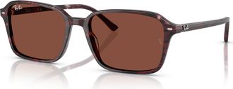 Ray-Ban Raimond Red Rectangular Unisex Sunglasses RB2231 1416C5 56