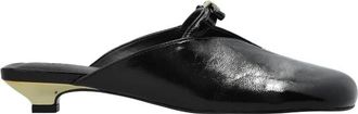 Ganni Heeled Mules - Dames - Muiltjes - Zwart - 39 EU - Schoenen