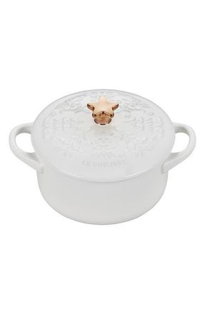 LE CREUSET No&euml;l Collection Snowflake Mini Baking Dish in White at Nordstrom, Size 24