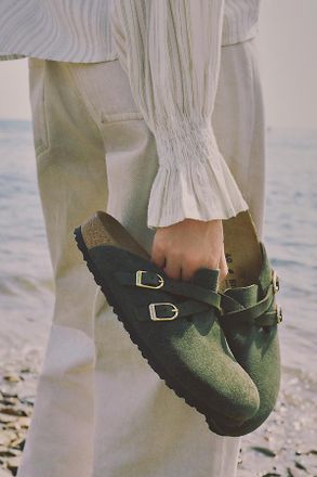 Birkenstock Blair Suede Clogs