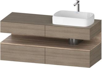 Duravit Qatego Consola Mueble Bajo Lavabo, 2 Extensiones, 2 - Duravit
