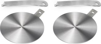 OEM Dos Adaptadores Para Placas De Inducci&oacute;n, Compatibles Con Placas De Vitrocer&aacute;mica, Con Asas Para Disipadores De Calor De Placas De Vitrocer&aacute;mica El&eacute;ct