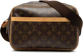 Louis Vuitton Pre-owned Shoulder Bag - Dames - Vintage Schoudertas - Bruin - ONE Size - Leer - Vintage