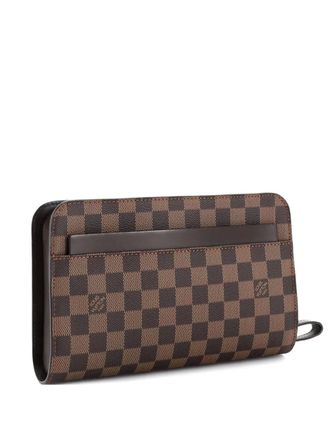 Louis Vuitton Pochette Saint Louis Damier clutch bag - Marrone