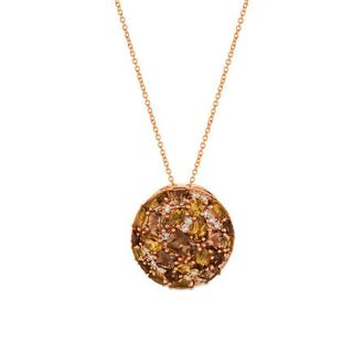 Le Vian Ladies Semi Precious Fashion Pendant in 14k Strawberry Gold