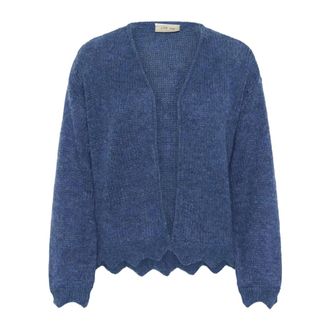 Cream Dames, Truien, Blauw, Maat: 2XL