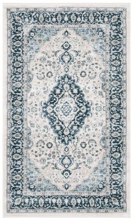 Safavieh Alfombra beige/azul marino 122 x 183 cm