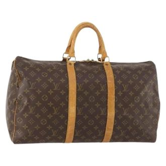 Louis Vuitton Pre-owned Weekend Bags, female, Brown, Size: ONE SIZE Pre-owned Boston Bag