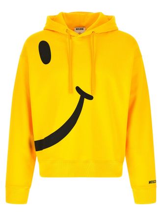 Moschino Mens Smiley Hoodie