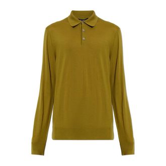 Dolce & Gabbana Camisa Polo de Cachemira - Knitwear - Hombre - Verde - 2XL