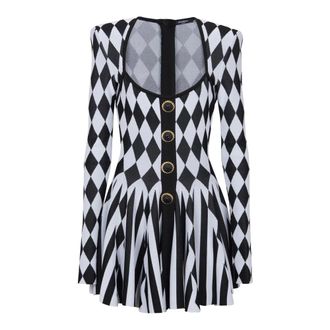 Balmain Mujer, Vestidos, Negro, Talla: S