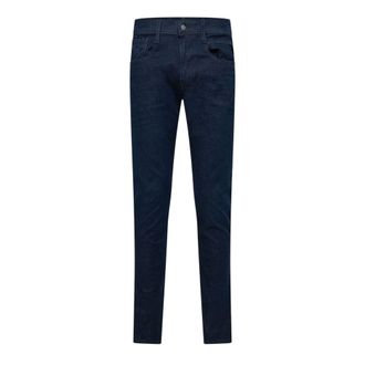 HUGO BOSS Heren Anbass katoenen slim-fit jeans (Blauw)