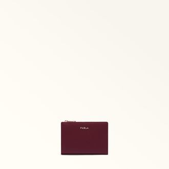 Furla Classic Bi-fold Wallet S Ribes G Red Andromeda Calf Leather Woman