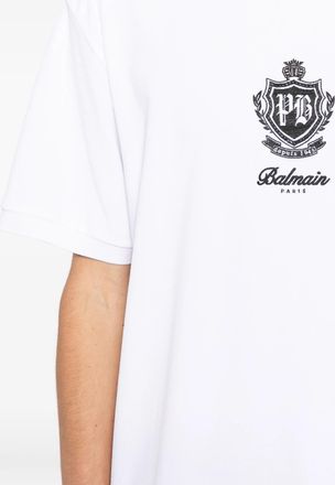 Balmain Mens University Contrast T-Shirt Ss26 M