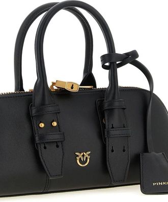 Pinko Womens Handbag Black Cow Leather Bags - Handbags