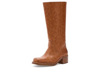 Frye and Co. Miranda 14 Wide Calf Womens Pull-on Boots Caramel : 8.5 M, Synthetic